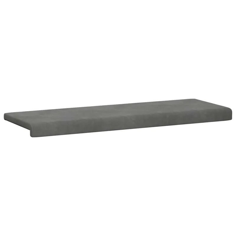 Suoliuko pagalvė Aksomas Tamsiai pilka Gylis 35 cm