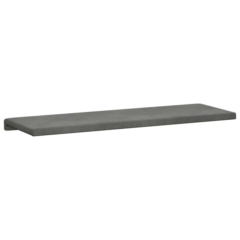Suoliuko pagalvė Aksomas Tamsiai pilka Gylis 35 cm