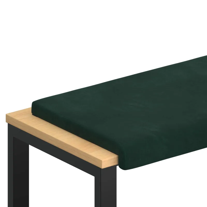 Suoliuko pagalvė Aksomas Tamsiai žalia Gylis 35 cm