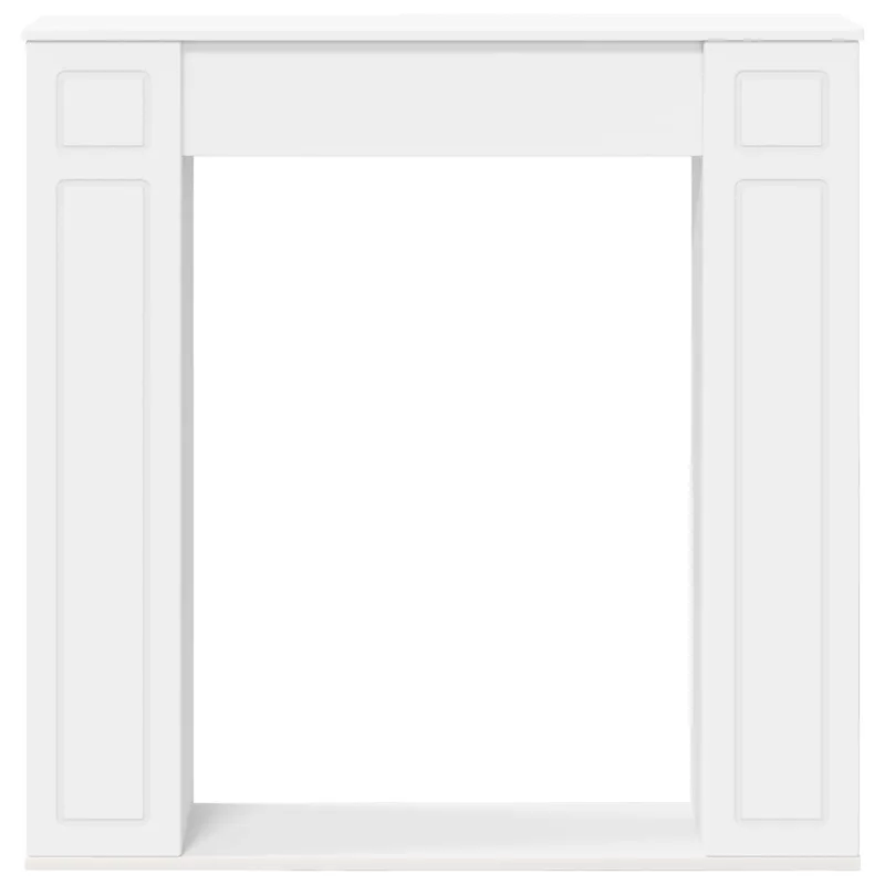 Židinio rėmas Balta 100 x 20 x 100 cm Apdirbta mediena