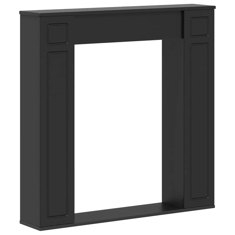 Židinio rėmas Juoda 100 x 20 x 100 cm Apdirbta mediena