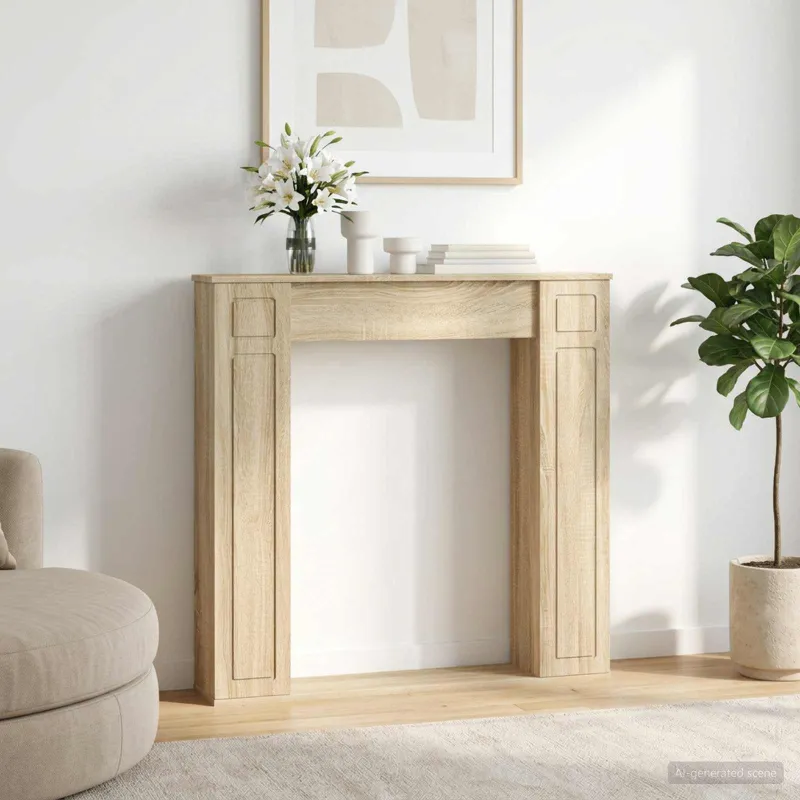 Židinio rėmas Sonoma ąžuolas 100 x 20 x 100 cm Apdirbta mediena
