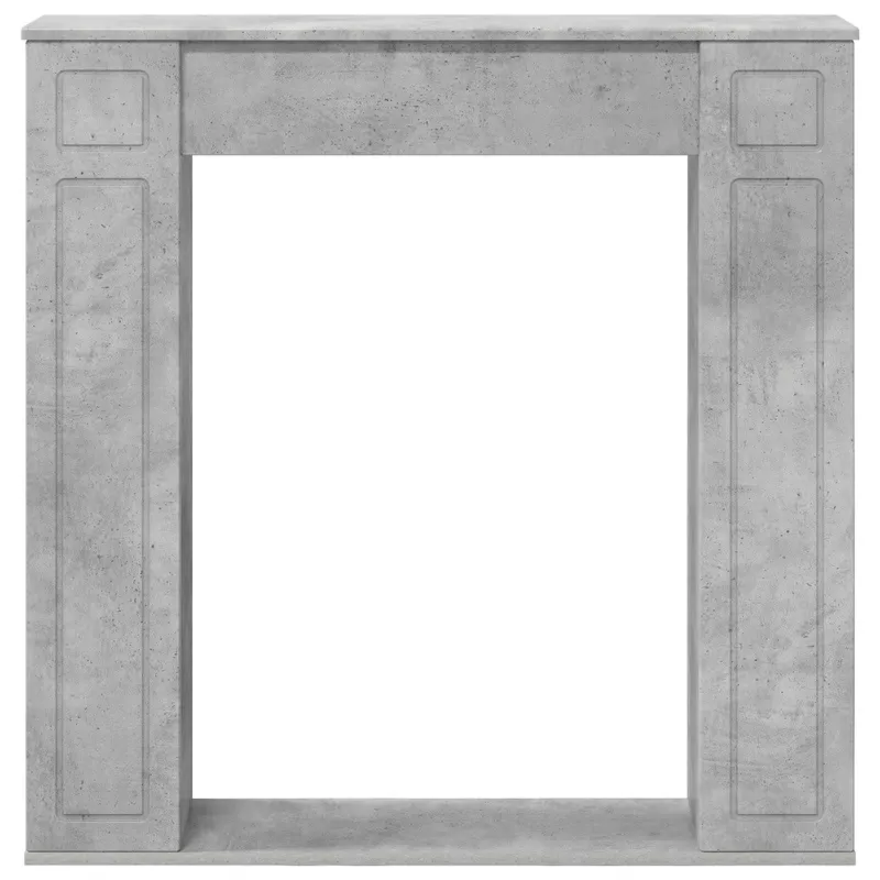 Židinio rėmas Betono pilka 100 x 20 x 100 cm Apdirbta mediena