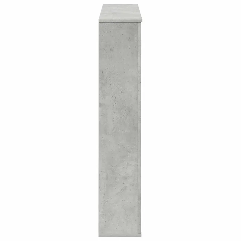 Židinio rėmas Betono pilka 100 x 20 x 100 cm Apdirbta mediena