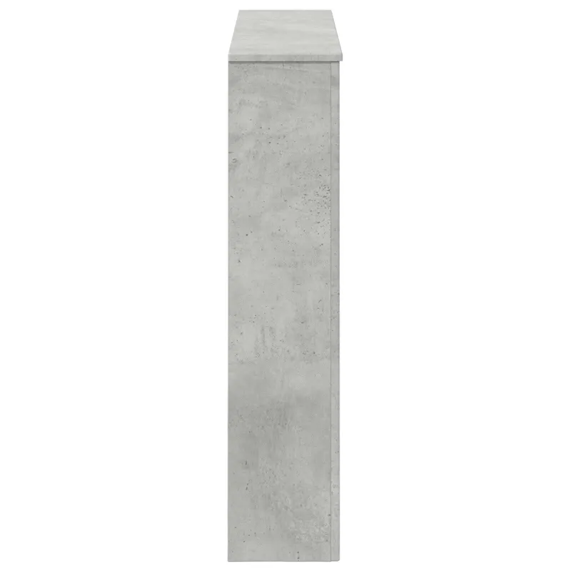 Židinio rėmas Betono pilka 93 x 20 x 89 cm Apdirbta mediena