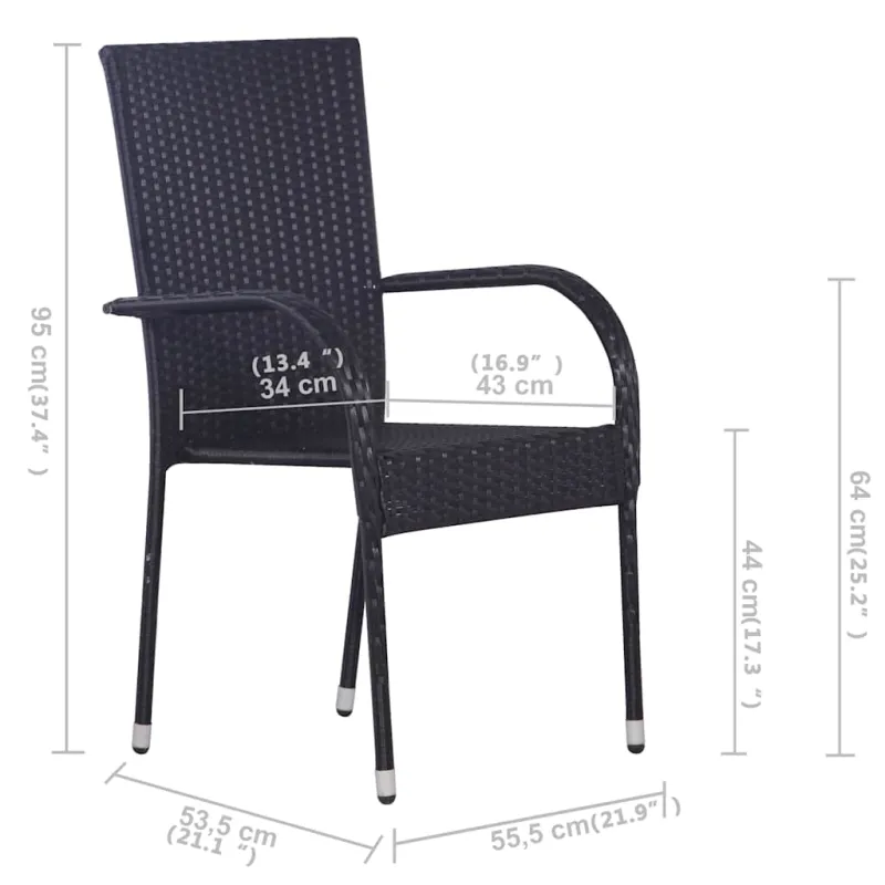 Puutarha- ja ruokailuryhmä, 5 osaa, harmaa (312406+310085)