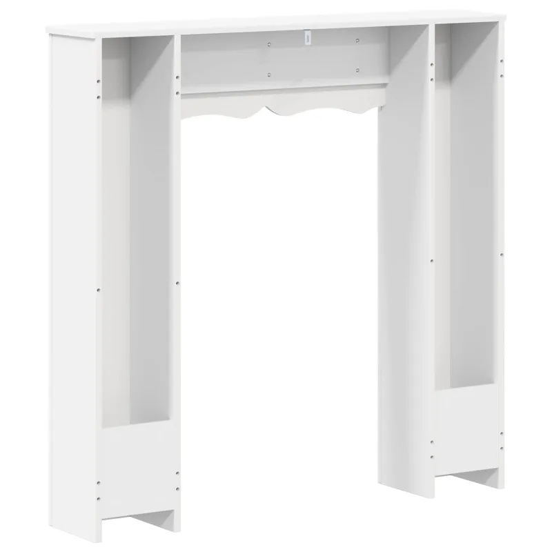 Židinio rėmas Balta 102 x 20 x 102 cm Apdirbta mediena