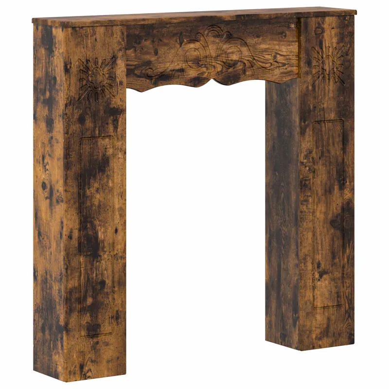 Židinio rėmas Dūminio ąžuolo 102 x 20 x 102 cm Apdirbta mediena