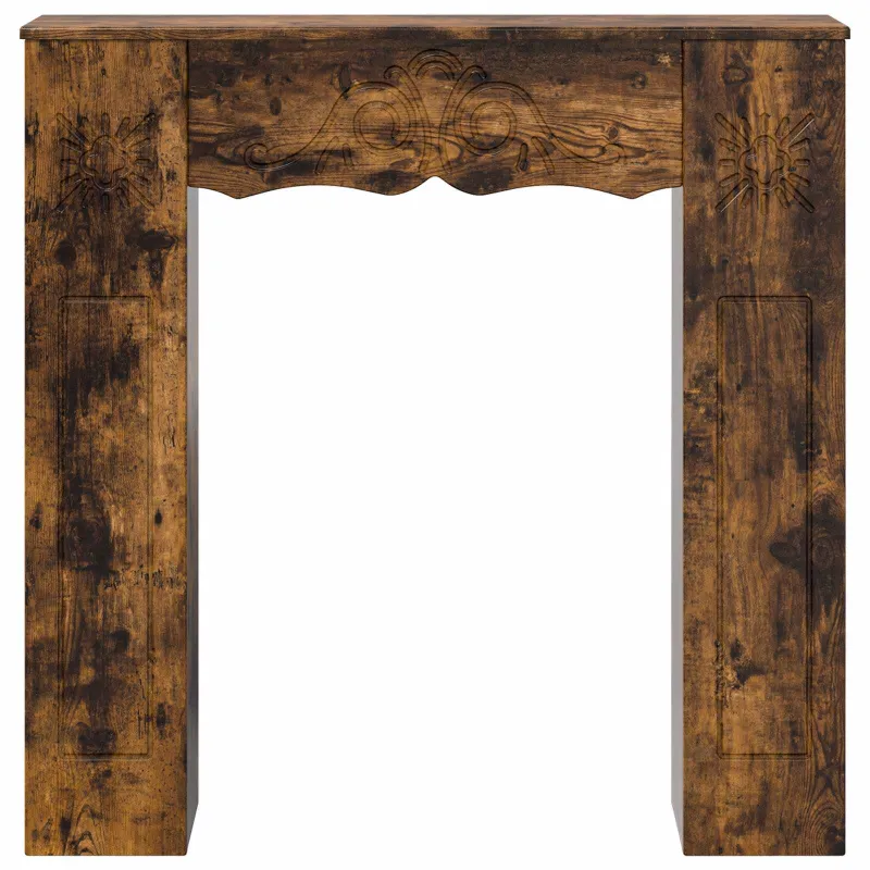 Židinio rėmas Dūminio ąžuolo 102 x 20 x 102 cm Apdirbta mediena