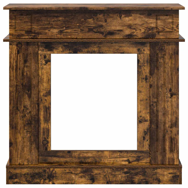 Židinio rėmas Dūminio ąžuolo 102 x 26 x 100 cm Apdirbta mediena