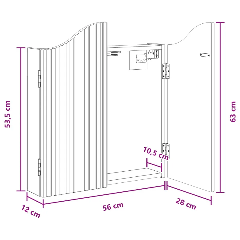 Dartboard spinta Betono pilka 56 x 12 x 63 cm Apdirbta mediena