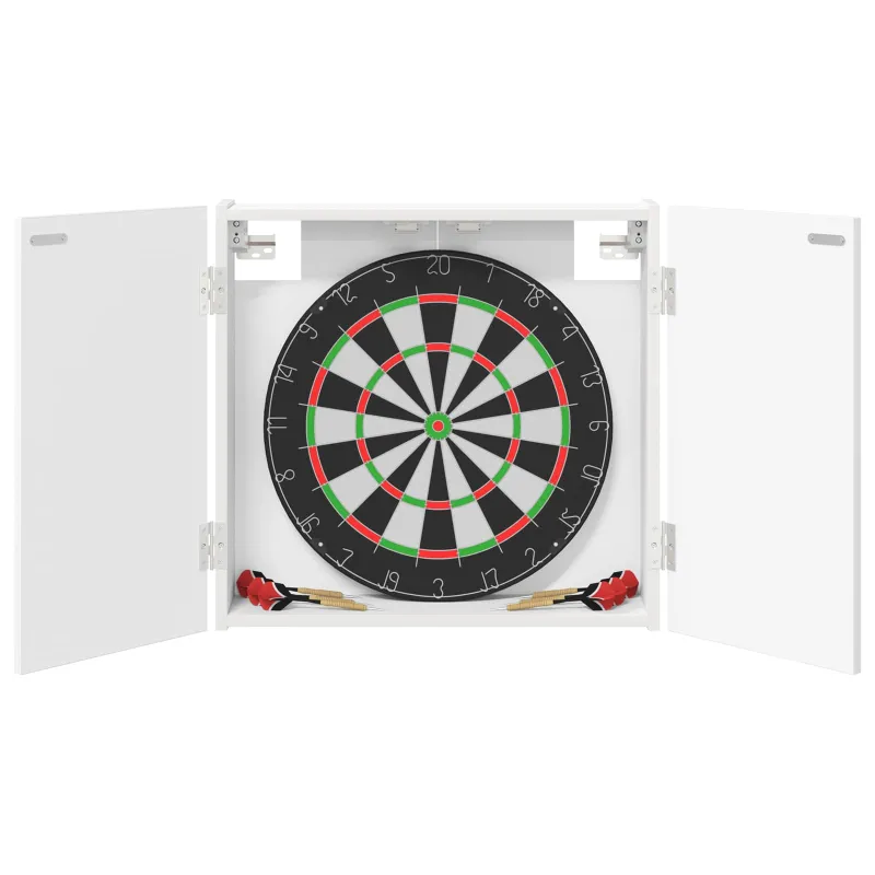Dartboard spinta Balta 56 x 12 x 53,5 cm Apdirbta mediena