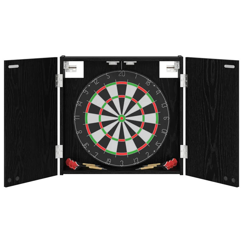 Dartboard spinta Juodojo ąžuolo 56 x 12 x 53,5 cm