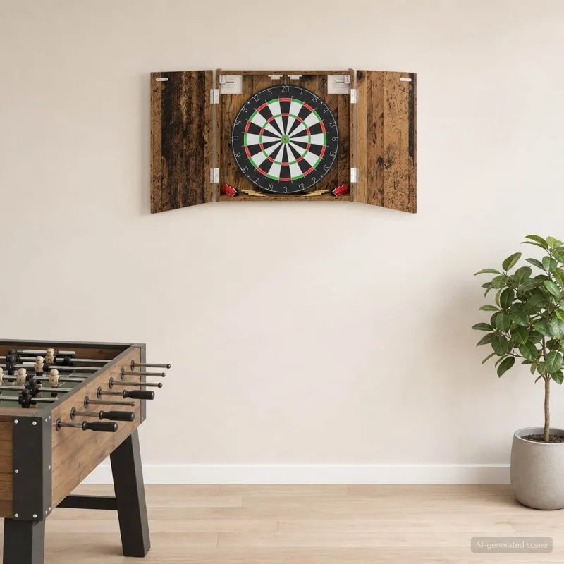 Dartboard spinta Sendintos medienos 56 x 12 x 53,5 cm