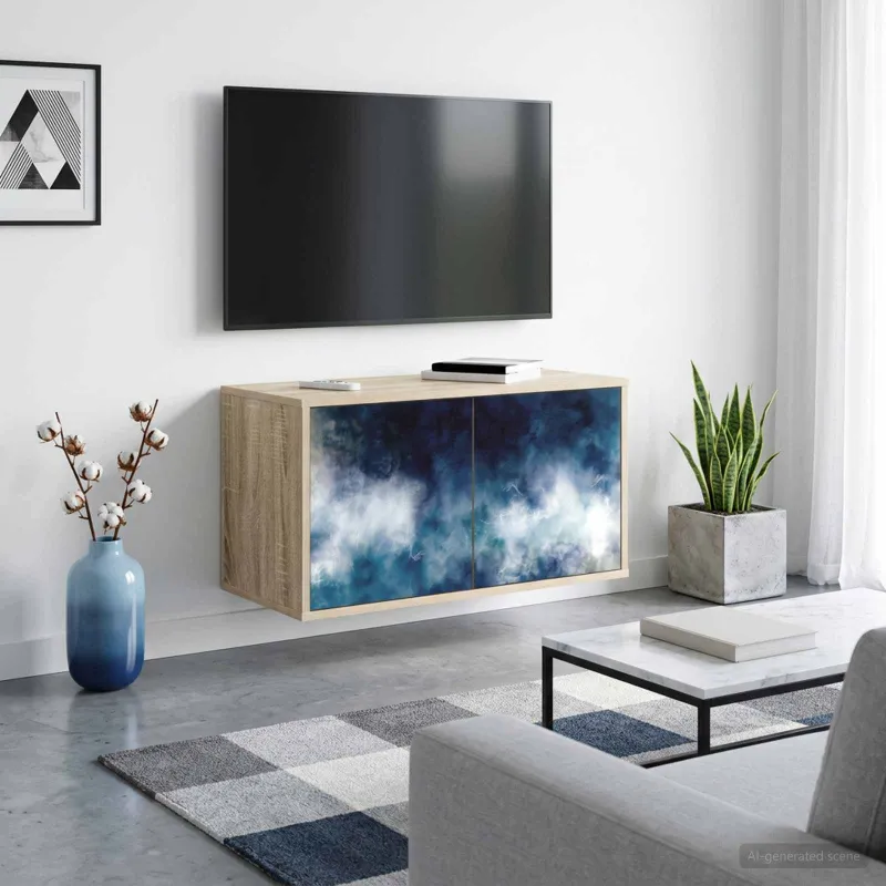 Sieninis televizoriaus stovas RAALTE 69 x 33 x 40 cm