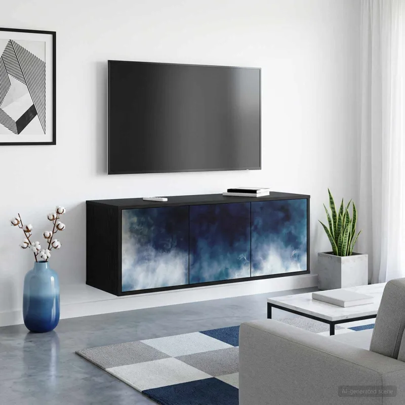 Sieninis televizoriaus stovas RAALTE 102 x 33 x 40 cm