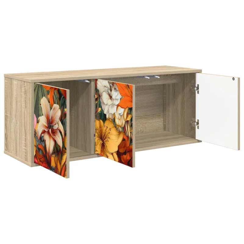 Sieninis televizoriaus stovas GENNEP 102 x 33 x 40 cm