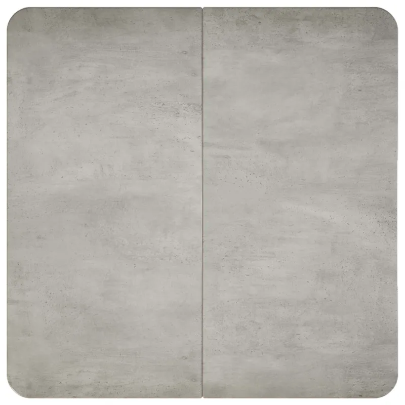 Kavos staliukas Betono pilka 100 x 100 x 45 cm Apdirbta mediena
