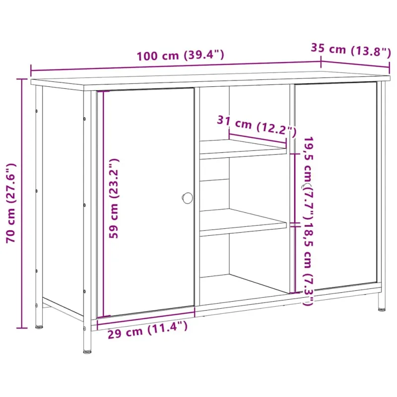 Kabalas Senas medis 100 x 35 x 70 cm