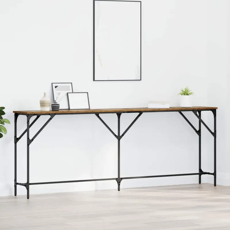 Konsolinis stalas Senovinis medis 200 x 29 x 75 cm