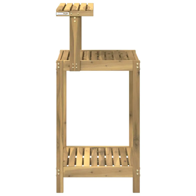 Lauko vazonų stalas 56,5 x 48,5 x 107 cm Balta