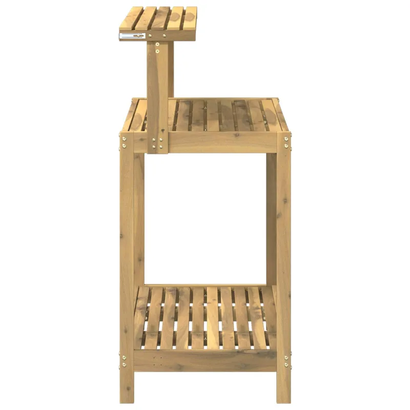 Lauko vazonų stalas 86,5 x 48,5 x 106 cm Balta