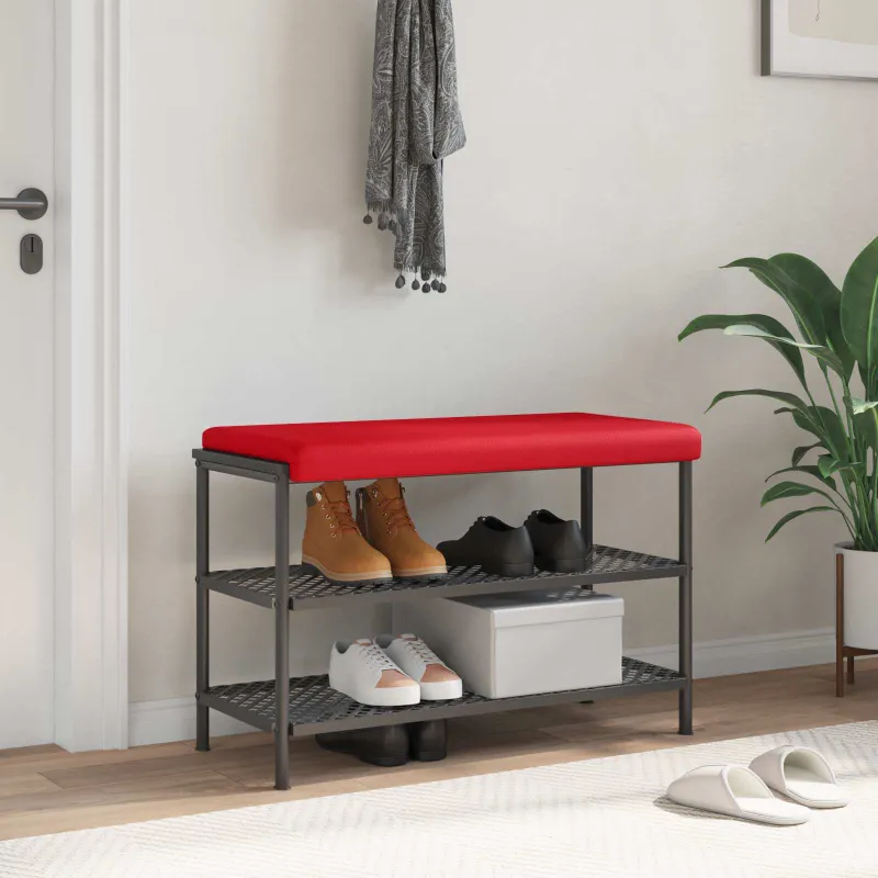 Suoliuko pagalvė Dirbtinė oda Raudona Gylis 35 cm