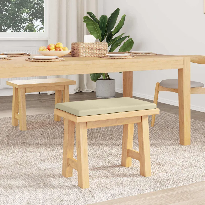 Suoliuko pagalvė Dirbtinė oda Kreminė Gylis 35 cm