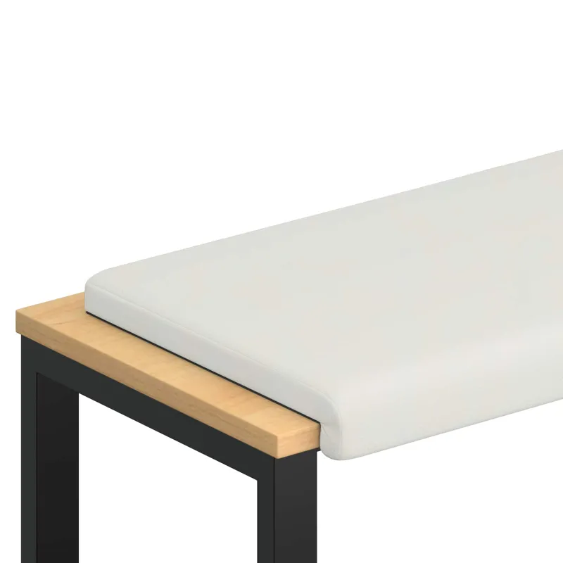 Suoliuko pagalvė Dirbtinė oda Balta Gylis 35 cm