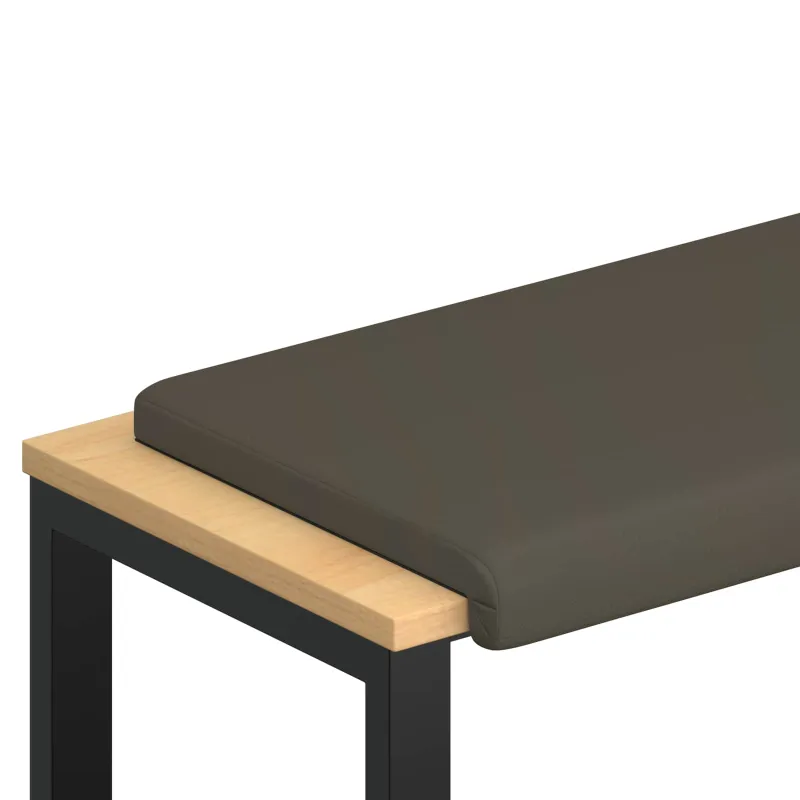 Suoliuko pagalvė Dirbtinė oda Pilka Gylis 35 cm