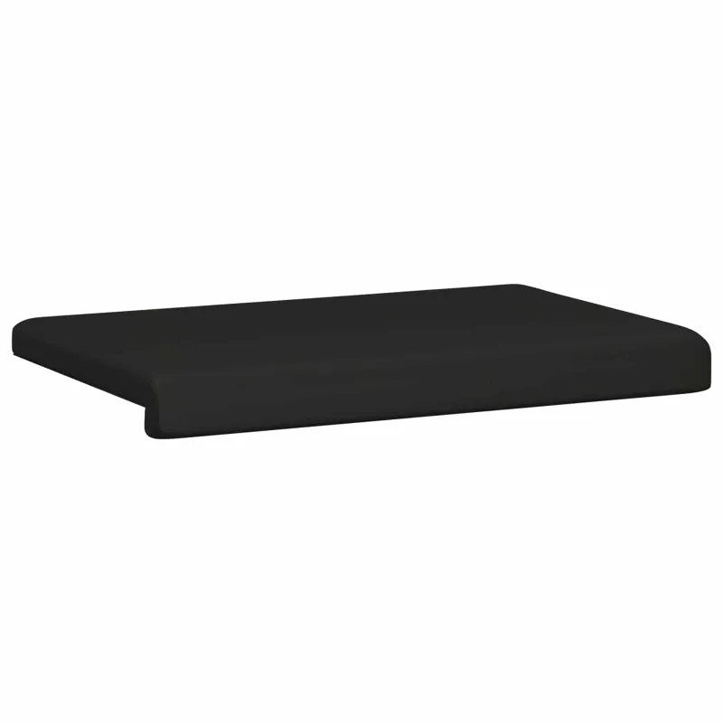 Suoliuko pagalvė Dirbtinė oda Juoda Gylis 35 cm