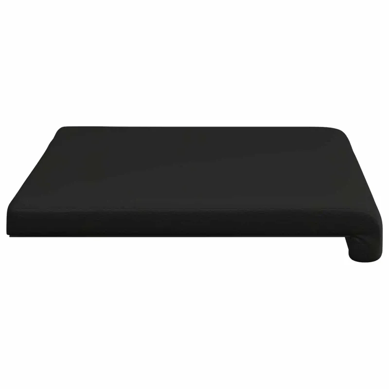 Suoliuko pagalvė Dirbtinė oda Juoda Gylis 35 cm