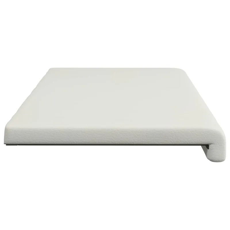 Suoliuko pagalvė Dirbtinė oda Balta Gylis 35 cm