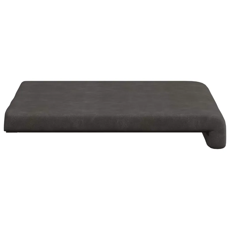 Suoliuko pagalvė 2 vnt. Dirbtinė oda Juoda Gylis 35 cm