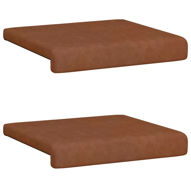 Suoliuko pagalvė 2 vnt. Dirbtinė oda Ruda Gylis 35 cm