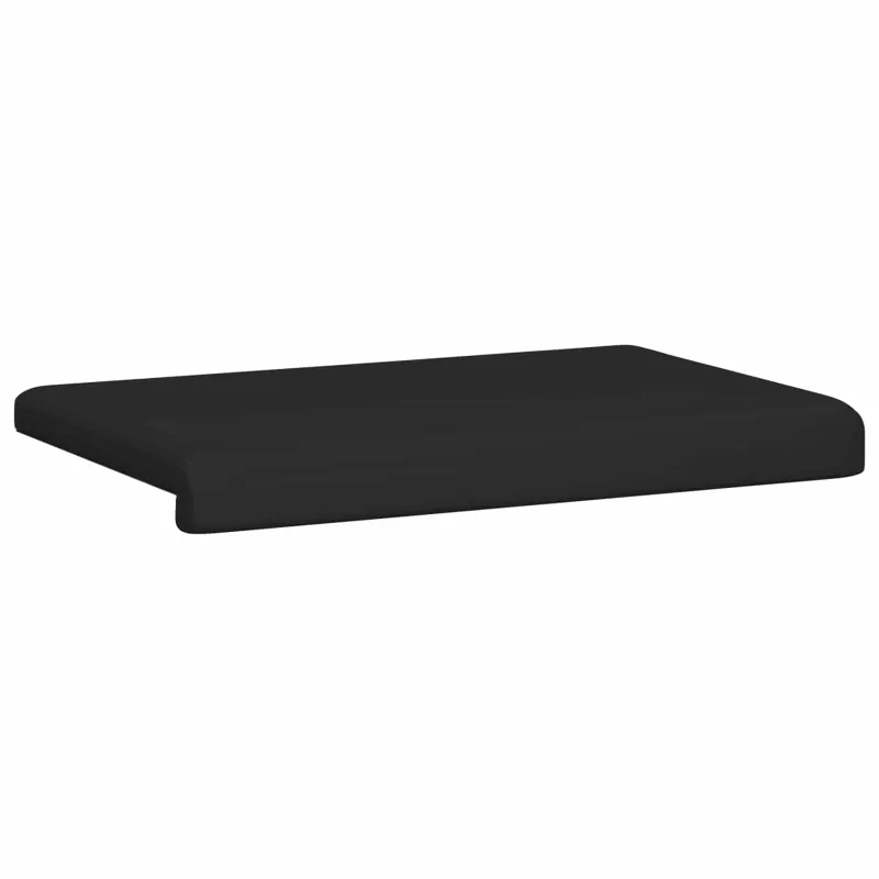 Suoliuko pagalvė Dirbtinė oda Juoda Gylis 35 cm