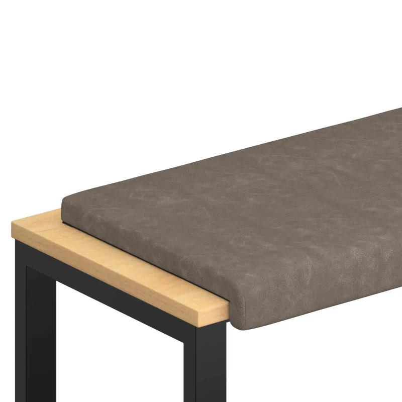 Suoliuko pagalvė Dirbtinė oda Pilka Gylis 35 cm