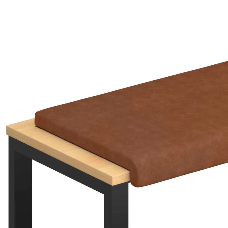 Suoliuko pagalvė Dirbtinė oda Ruda Gylis 35 cm