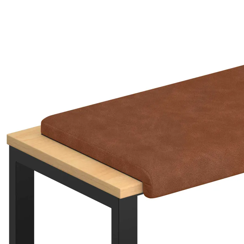 Suoliuko pagalvė Dirbtinė oda Ruda Gylis 35 cm
