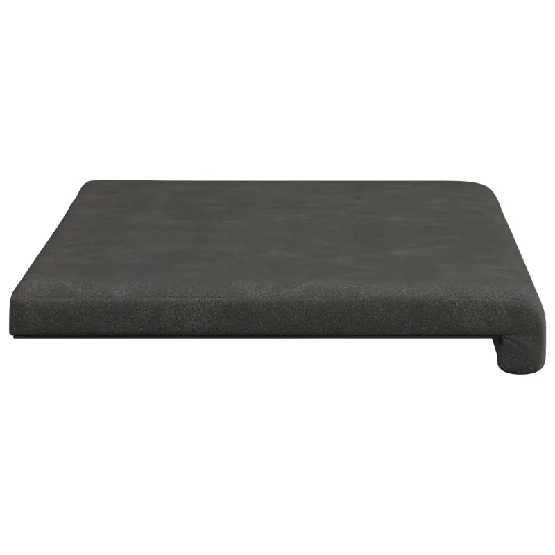 Suoliuko pagalvė Dirbtinė oda Juoda Gylis 35 cm