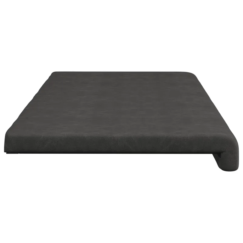 Suoliuko pagalvė Dirbtinė oda Juoda Gylis 35 cm