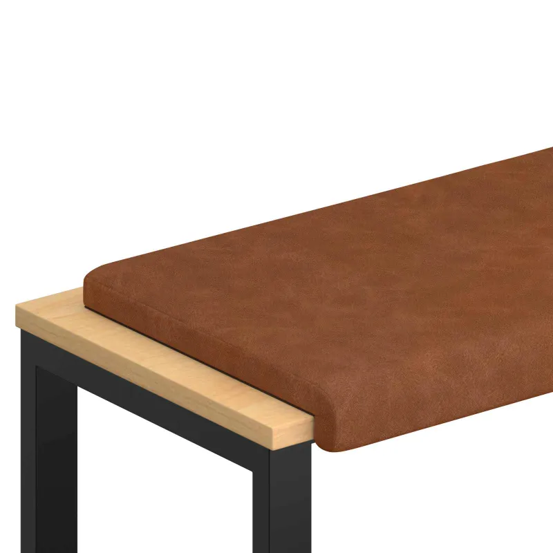 Suoliuko pagalvė Dirbtinė oda Ruda Gylis 35 cm