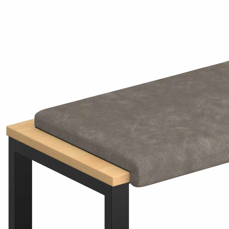 Suoliuko pagalvė Dirbtinė oda Pilka Gylis 35 cm