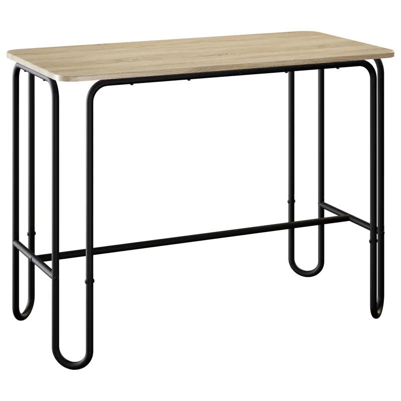 Valgomojo stalas 100 x 50 x 75 cm Apdirbta mediena Stačiakampio