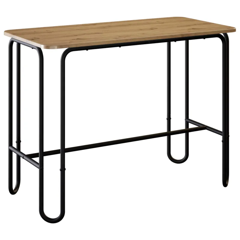 Valgomojo stalas 100 x 50 x 75 cm Apdirbta mediena Stačiakampio