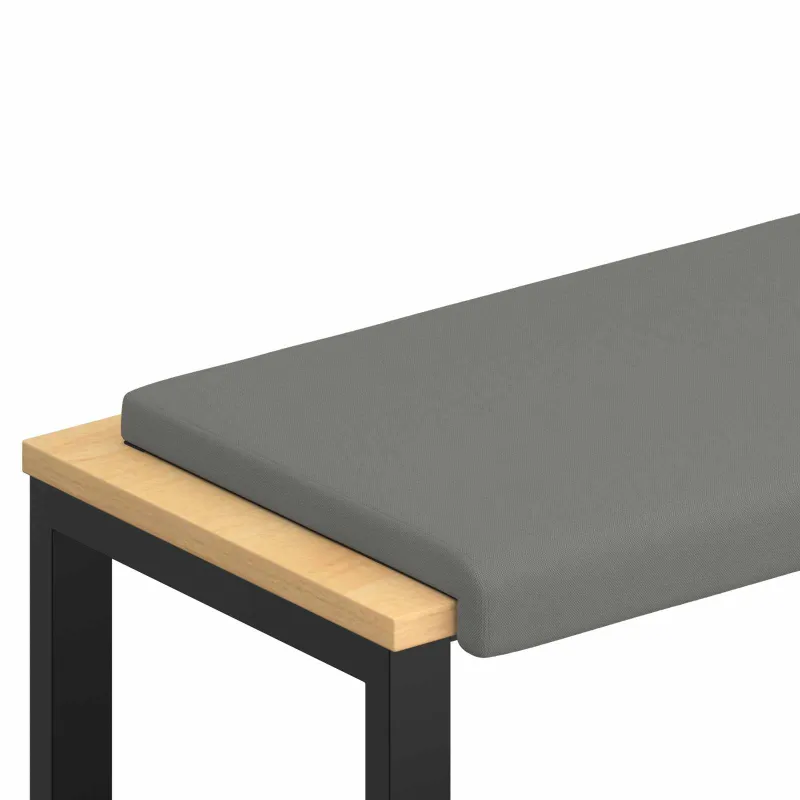 Suoliuko pagalvė Tekstūruotas aksomas Tamsiai pilka Gylis 35 cm