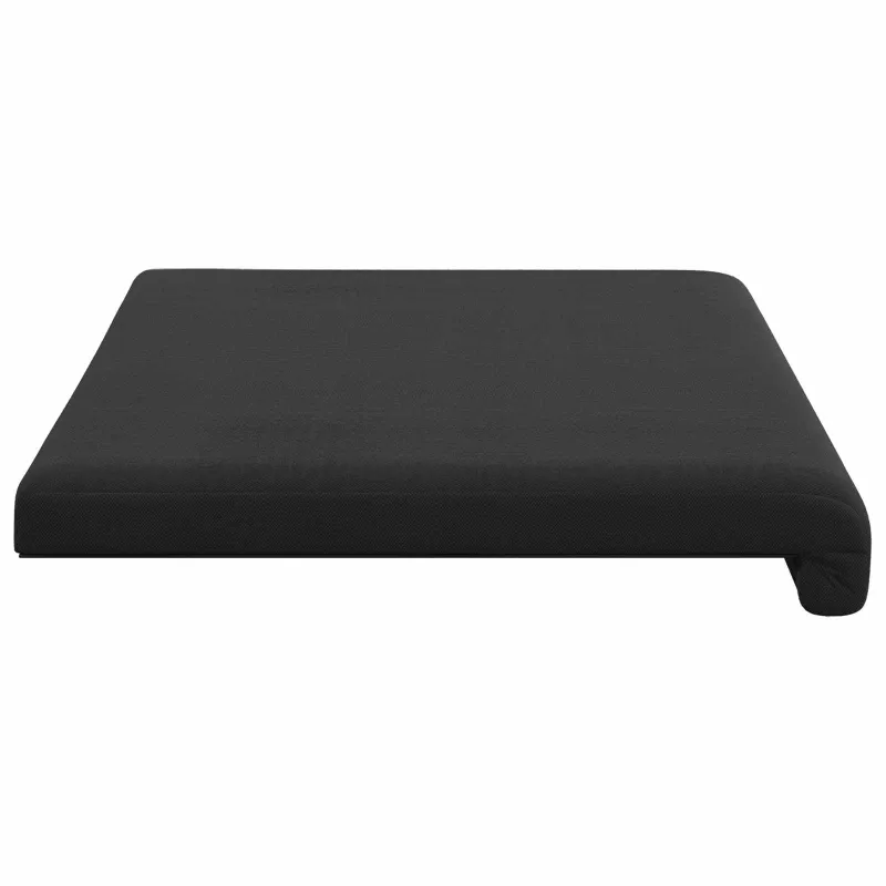 Suoliuko pagalvė Tekstūruotas aksomas Juoda Gylis 35 cm