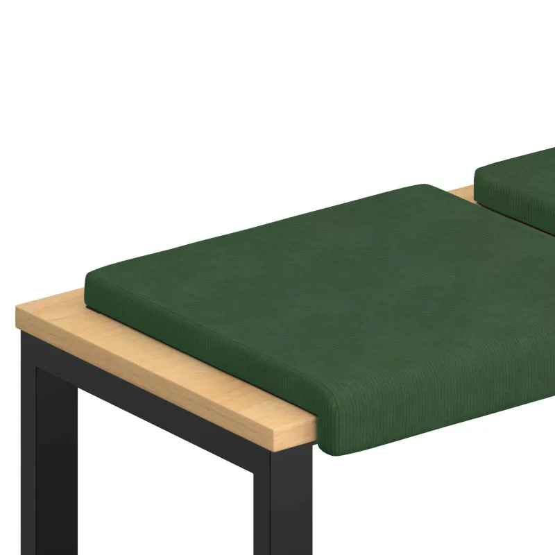 Suoliuko pagalvė 2 vnt. mančester Tamsiai žalia Gylis 35 cm