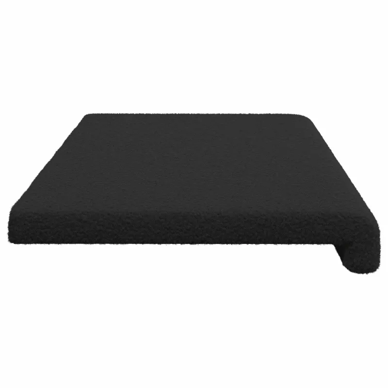 Suoliuko pagalvė Šerpos audinys Juoda Gylis 35 cm