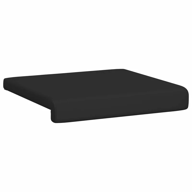 Suoliuko pagalvė 2 vnt. Dirbtinė oda Juoda Gylis 35 cm